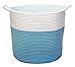 VELABEE Cotton Rope Basket – Woven Storage Basket for Throws Laundry and Toys