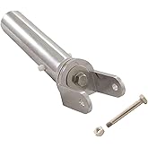 Swimming Pool Chrome Plated Metal Swivel Vacuum Head Handle with Stainless Bolt and Nut Replace Pentair R201408 Model 152, 154 Metal Swivel Handle