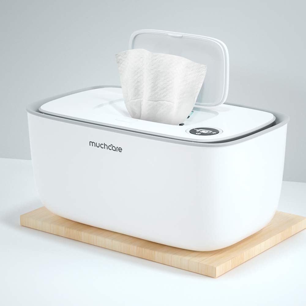 Wipes Dispenser Muchcare Wipes Container with Soft Nightlight Makes