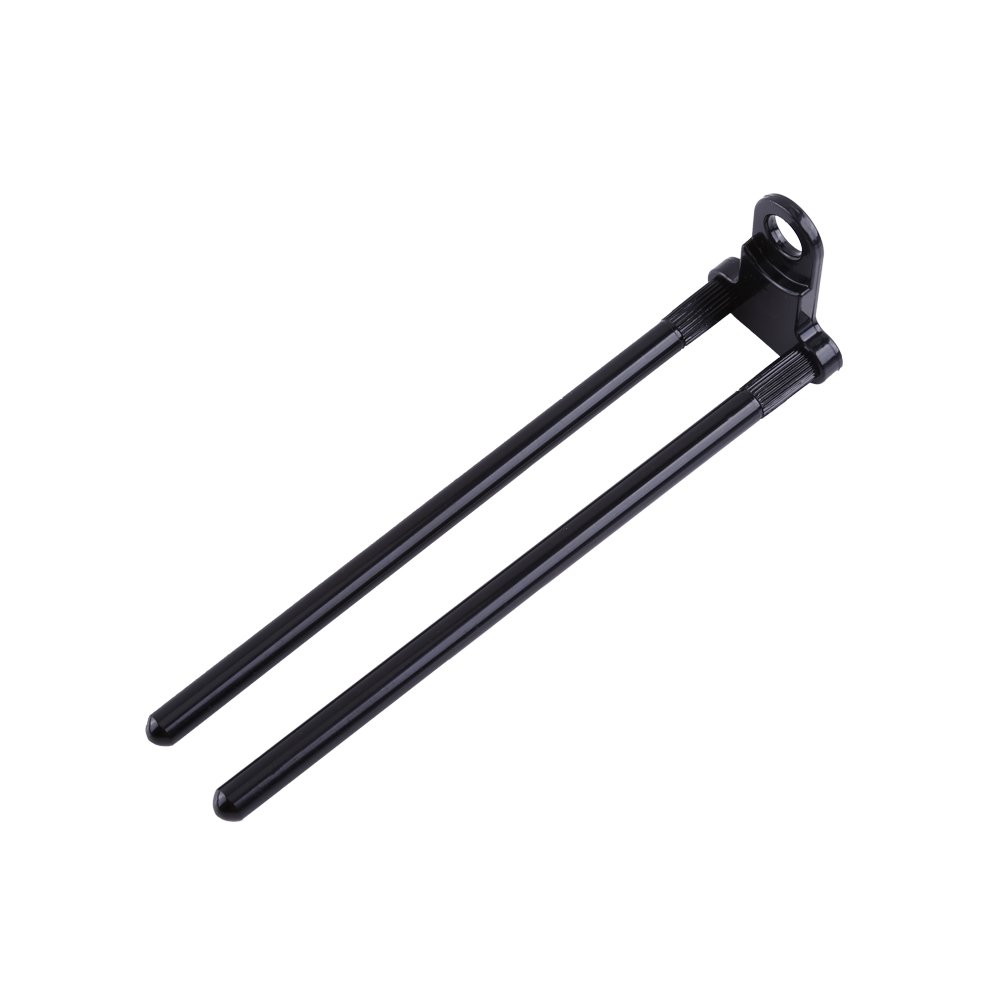 Drfeify Snag Bar Ears, Black Aluminium Snag Bar Ears For Windproof Fishing Rod Control For Bite Alarm