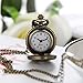 Hiwatch Women's Spider-Web Carving Pattern Hollow Out Antique Delicate Pocket Watch