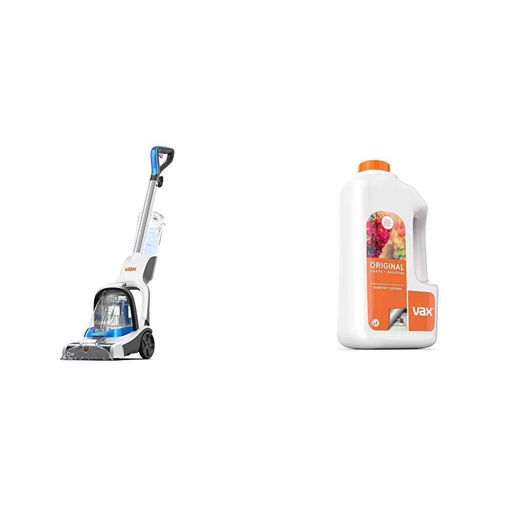 Vax Compact Power Carpet Cleaner & Original 1.5L Carpet Cleaner Solution