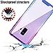BAISRKE Galaxy S9 Case, Shock Absorption Flexible TPU Soft Edge Bumper Anti-Scratch Rigid Slim Protective Cases Hard Plastic Back Cover for Samsung Galaxy S9 - Blue Purple Gradient