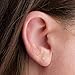 Tiny Round Dot Disc Stud Earrings in 925 Sterling Silver, Gold Vermeil, or Rose Gold Vermeil | Dainty Minimalist Earrings for Women (Gold Vermeil, 3mm)