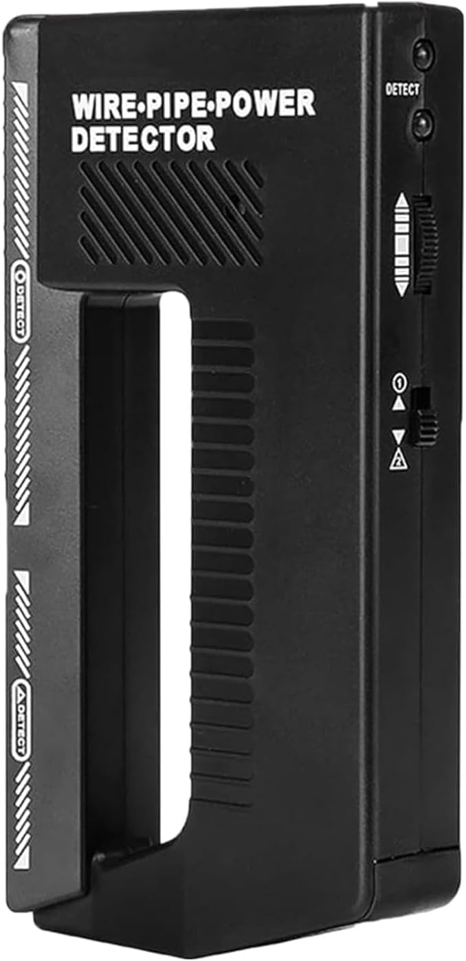 Photo 1 of Wpp123 Metal Detector, Wire Pipe Power Detector, 3in1 Wall Scanner Metal Detectors High Sensitivity, Adjustable Wood Stud Finder Handheld Wall Scanner with Alarm (Brown)