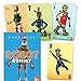 eeBoo Robot Rummy Playing Cards Game