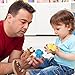 OPount 16 Pcs Soft Plush Animal Finger Puppets Set Including 10 Pcs Animal + 6 Pcs People Family Members Educational Toys