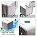 Palmer Personal Space Air Coolers for Room - Portable USB Mini Air Conditioner for Camping & Car -- Small Humidifying Cool Air Cube Conditioner Fan Indoor & Outdoor - Table Top Mini Air Conditioner