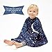 Starry Night Nursing Cover - Carseat Canopy - Organic Baby/Infant Breastfeeding Shawl/Blanket/Scarf/Wrap/Poncho - Portable Feeding Cloth for babies - Multifunctional Car seat/Stroller/Cart Covers