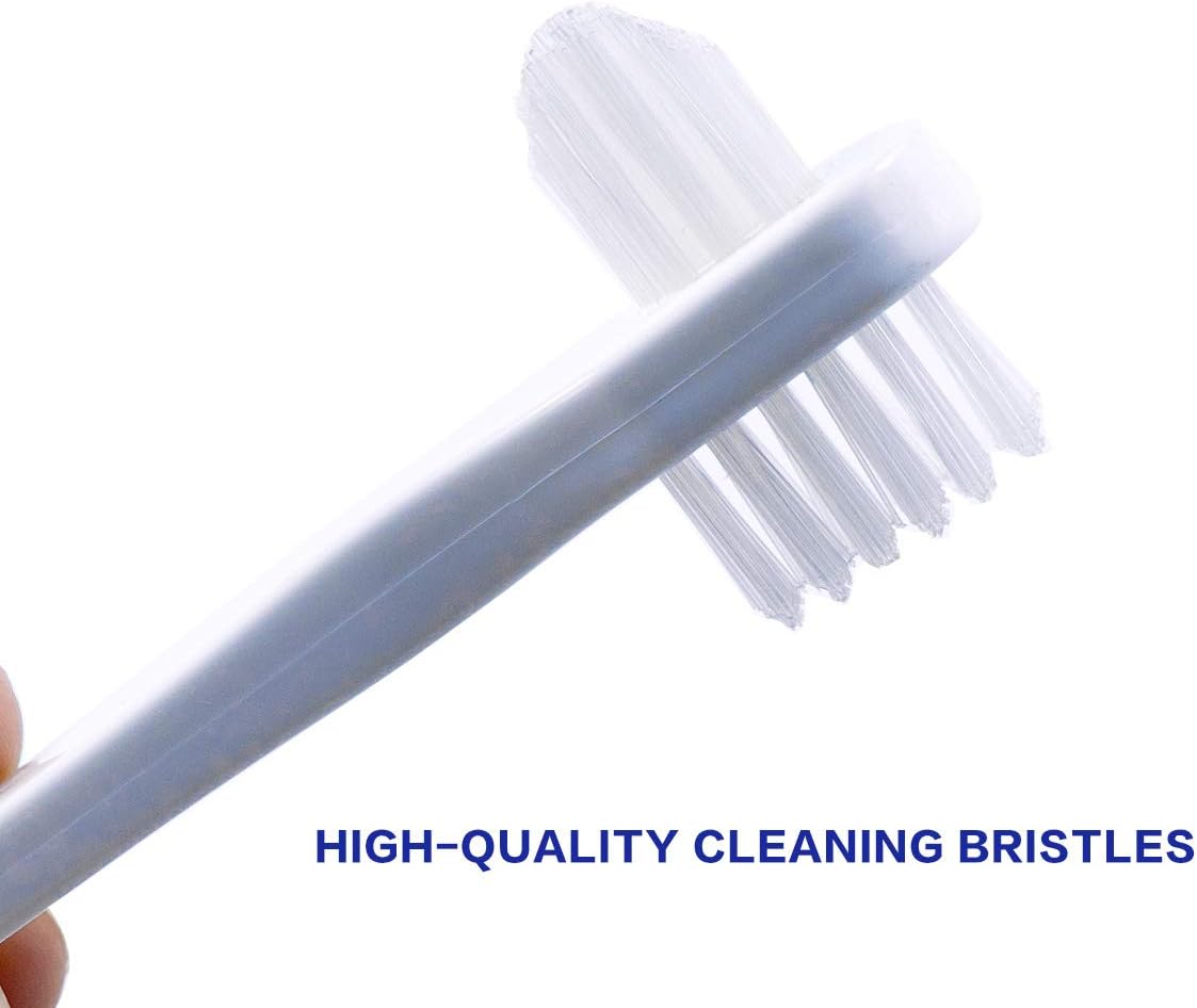 Denture Cleaning Brush hygienic Denture Cleaner Set, T-Shaped Denture Special Toothbrush Tool, Small Hard Toothbrush, for Denture Care(Pack of 3): Health & Personal Care