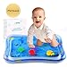 iBeleby Inflatable Tummy Time Water Mat, Baby Playmat - Fun Time Play Activity Center for Infants & Toddlers, Baby Toys 6 to 12 Months, Improve Early Brain Development & Stimulation Growth (Mermaid)