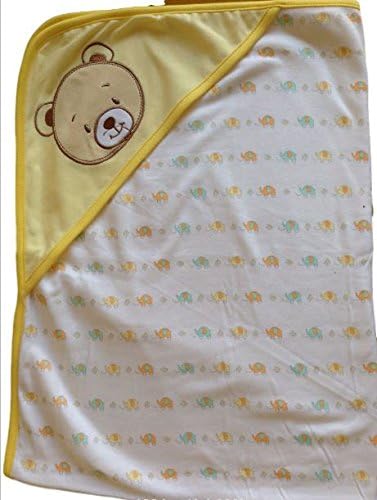 Baby Blanket Hood Jungle Breathable Organic Cotton 100% Cotton Elephant 1401d ah-mama