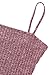Floerns Women's Rib Knit Spaghetti Strap Cami Crop Top Burgundy S