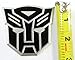 Transformers Autobots Aluminum Large Emblem in Black