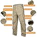 FREE SOLDIER Outdoor Men Multi Pockets Tactical Pants Cargo Pants( Black, L)