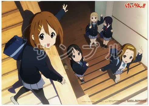 Amazon けいおん 描き下ろしクリアポスター 第2弾 じゃんけんぽん 唯 澪 律 梓 紬 K On アニメ 萌えグッズ 通販