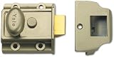 Yale Traditional Nightlatch Standard Security 40 mm Electro Nickel Brass view 3
