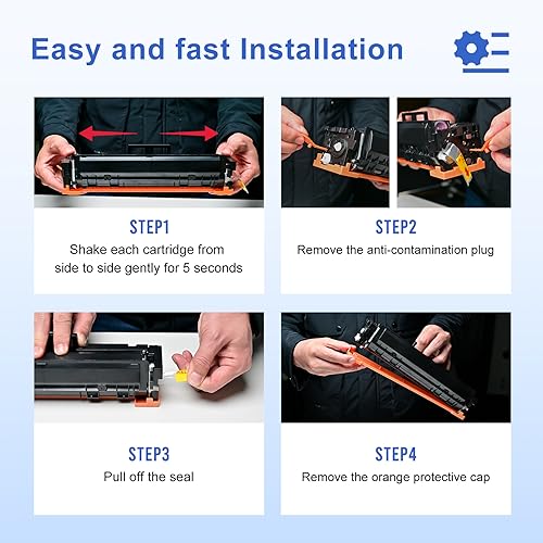LEMERO SUPERX 205A Compatible Toner Cartridge Replacement for HP 205A CF530A CF531A CF532A CF533A for HP Color LaserJet Pro M181FW M181 M180 180N M154A M154NW M154