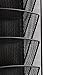 Klickpick Office 8 Sections Hanging Files Wall Mounted Metal Mesh Document File Organizer Magazine Holder Rack Organizer Racks Multipurpose Use to Display Files, Magazine, Newspapers- Black