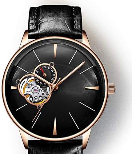 メンズ腕時計 超薄型防水自動機械式時計 ルミナス セール開催中最短即日発送 フライホイールファッションメンズ腕時計 中空面と底カバー 絶妙なギフト