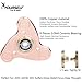 SYOURSELF Hand Fidget Spinner EDC Focus Toy, Durable Copper, Si3N4 Ceramic Bearing High Speed Up to 6 Min Spins-Perfect Metal Tri-Spinner for Anxiety Relief Adult+Gift Box(Clover Stytle)