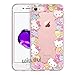 iPhone 8 Plus/iPhone 7 Plus Case Hello Kitty Cute Border Clear Jelly Cover for [ iPhone7 Plus / iphone8 Plus ]