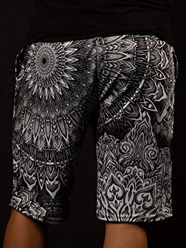 Electro-Threads--Graphic-Shorts-Funky-Shorts-for-Men-Neon-Men-Shorts