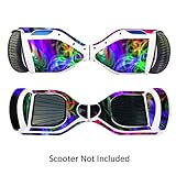 Skin for Self-Balancing Electric Scooter - Sticker for Skate Hover Board - Decal for Self Balance Mobility Longboard - Smart Protective Cover Vinyl Case for 2 Wheel Scoote Board