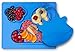 Toddler Plate by Kenley - Silicone Suction Baby Feeding Placemat with Divided Food Plate - Non-Slip Kids Weaning Tray Mat with Feeding Bowl - Free Matching Bib
