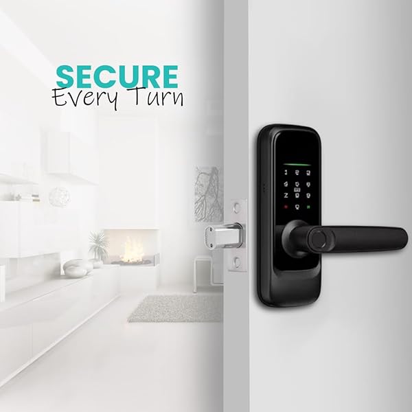 3D FACE RECOGNITION SMART DOOR LOCK WITH HD CAMERA & VIDEO DOORBELL & INTERCOM, KEYLESS ENTRY WITH PALM VEIN, PASSCODE, FINGERPRINT, CARD, TUYA SMART APP & KEYS – AUTO-LOCK, DIY INSTALL