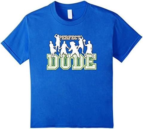 Kids Perfect Dude Style Youth &amp; Kids T-Shirt 8 Royal Blue