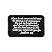 Bastion Tactical Combat Badge Military Hook and Loop Badge Embroidered Morale Patch - Joshua 1:9 (Black)