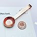 UNIQOOO Arts & Crafts Stainless Steel Finish Sealing Wax Melting Spoon- Ideal for Sealing Wax Stamp Usage- Splendid Gift for Seal Stamp Lovers, Artistic Types, and Everyone In-between (Rose gold)