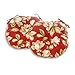 Greendale Home Fashions 18 in. Round Outdoor Bistro Chair Cushion (set of 2), Roma Floral