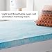 Linenspa 4 Inch Gel Swirl Memory Foam Topper - California King