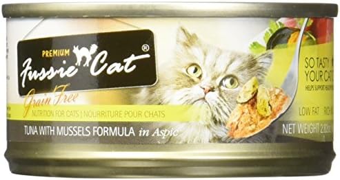 Fussie CatPremium Tuna with Mussels in Aspic Cat Food 24ea/2.82oz