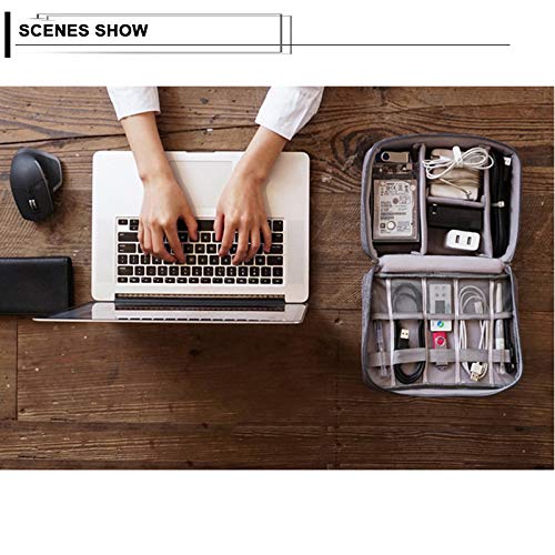 VOCUS Electronic Organizer Universal Travel Cable Cord Storage Bag Waterproof Gadget Gear Accessories Cases