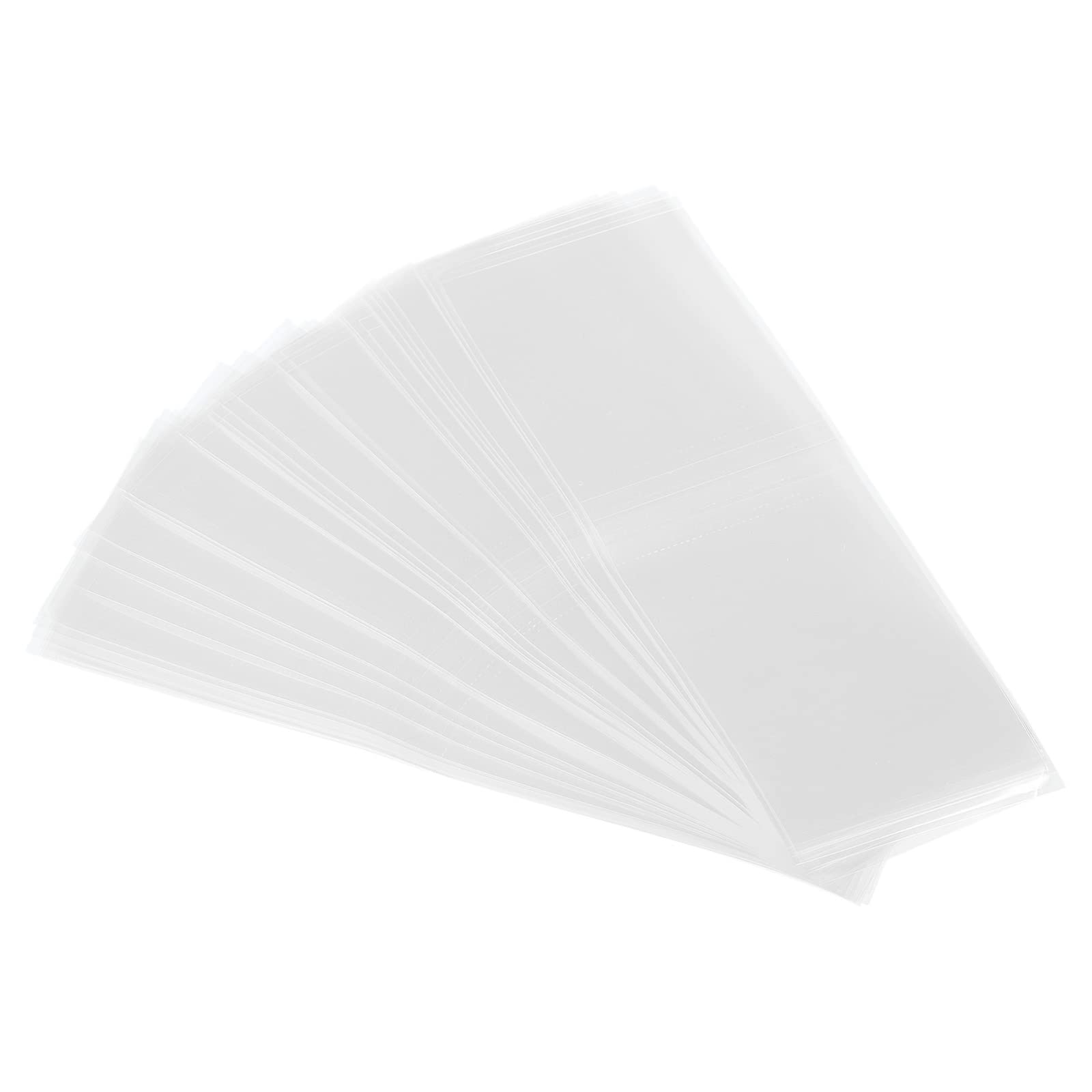 PATIKIL 118x40mm Perforated Shrink Bands, 400 Pack PVC Heat Shrink Wrap Band Fits Cap Diameter 2.76 to 2.91 Inch for Jars Cans, Clear