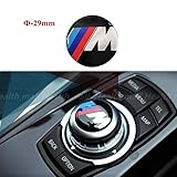 Car IDrive Controller Sticker. Should Fit for BMW Cars with 29mm IDrive Multimedia Button.control Button M Power Performance M-Sport 3D Sticker M 1 3 5 X1 X3 X5 X6 GT