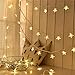 Lyhope Star String Lights, Low Voltage Twinkle Star Fairy Christmas Lights 100 LED 42.8ft Waterproof 29V UL Certified Adapter for Indoor & Outdoor, Party, Wedding and Holiday Decorations (Warm White)