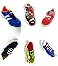 Oumers 3 Pairs Lazy No Tie Silicone Shoelaces, Rubber Elastic Slip Sneaker Shoe Laces Running Shoelaces Athletic Shoe Laces 16pc/Pair, 1 Pair Black + 1 Pair White + 1 Pair Multi Color