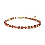 Morchic Red Carnelian Natural Gemstone Adjustable