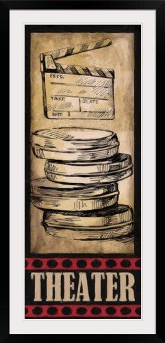 greatBIGcanvas Vintage Theater by Taylor Greene Photographic Print with Black Frame, 19
