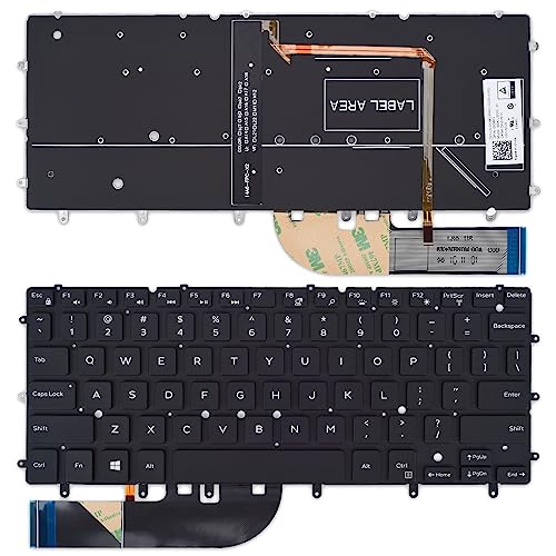 Backlight Replacement Keyboard For Dell XPS 13 9343 9350 9360, Inspiron 13 7347 7348 7352 7353