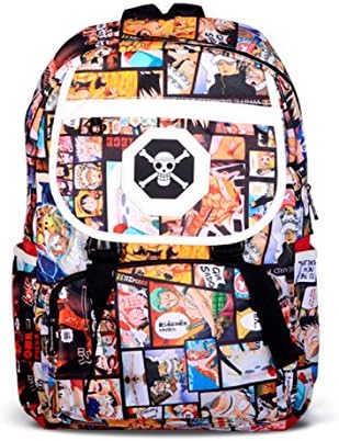 YOYOSHomeQQW One Piece Anime Luffy Chopper Zoro Cosplay Bookbag Backpack School Bag