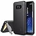 Samsung Galaxy S8 Case, EasyAcc Shockproof Dual Layer Protection Hybrid Cover with Kickstand and Card Slot Holder for Samsung Galaxy S8 5.8'' - Black