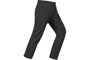 SPOSULEI Mens Lightweight Cargo Hiking Patns Outdoor Quick Dry Work Tactical Pants with 6 Pockets Water Resistant Fishing Travel Pants