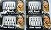 4 Pack Bollywood Head Bindi Tattoo Indian Art Rhinestone Stick on Reusable