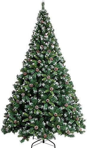 Amazon クリスマスツリー 240cm 北欧 おしゃれ 消灯 頑丈な金属製スタンド の 屋内 屋外 94inch クリスマスツリー おもちゃ