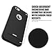 MASCHERI For iPhone 6 / 6S Case [Carbon Fiber Design] Shock Absorption Protective Dual Layer Military-Grade Defender Hybrid Case Cover for Apple iPhone 6 / 6S - Black